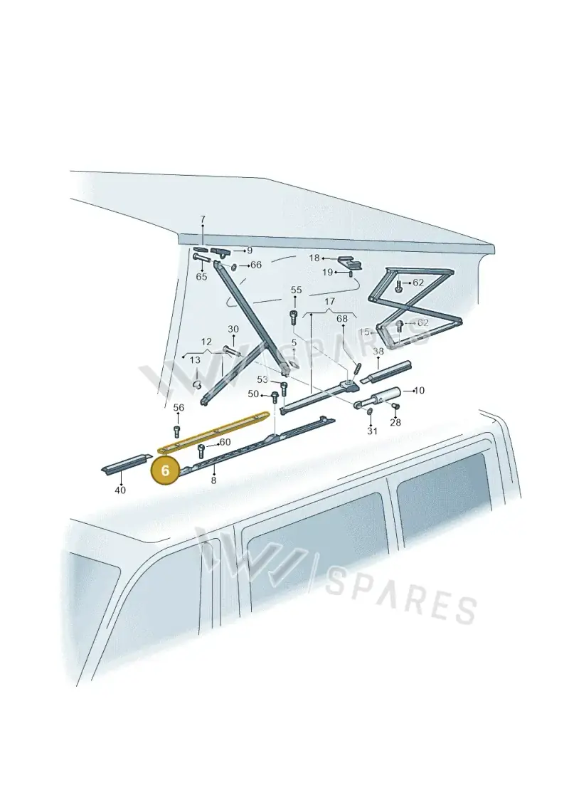 7H7067511 — Volkswagen Multivan (2021-) diagram 452875200, position 6