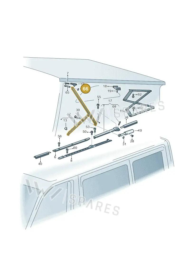 7H7067521A — Volkswagen Multivan (2021-) diagram 452875200, position 66