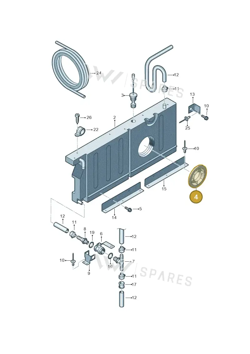 7H7068353B — Volkswagen Caravelle (2019-2024) diagram 452068350, position 4