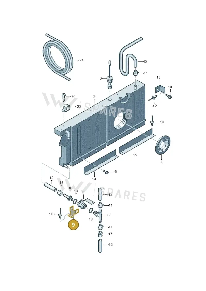 7H7070816 — Volkswagen Caravelle (2019-2024) diagram 452068350, position 9