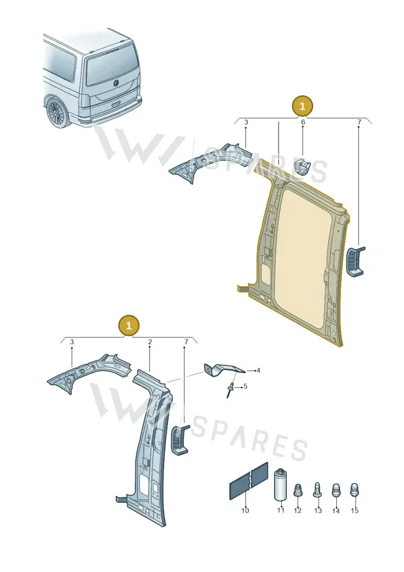 7J1809404B — Volkswagen Single-cab transp. (2019-2024) diagram 862809000, position 1