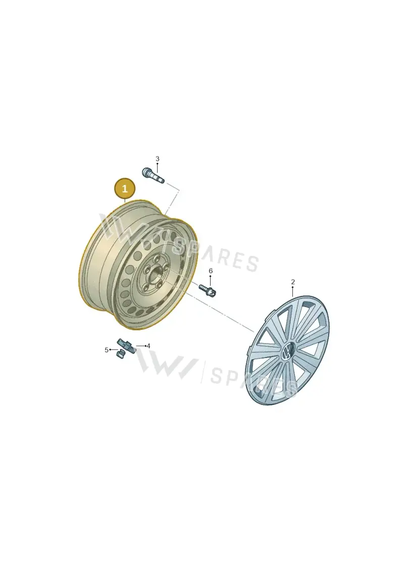 7J5601027091 — Volkswagen Single-cab transp. (2019-2024) diagram 702601100, position 1