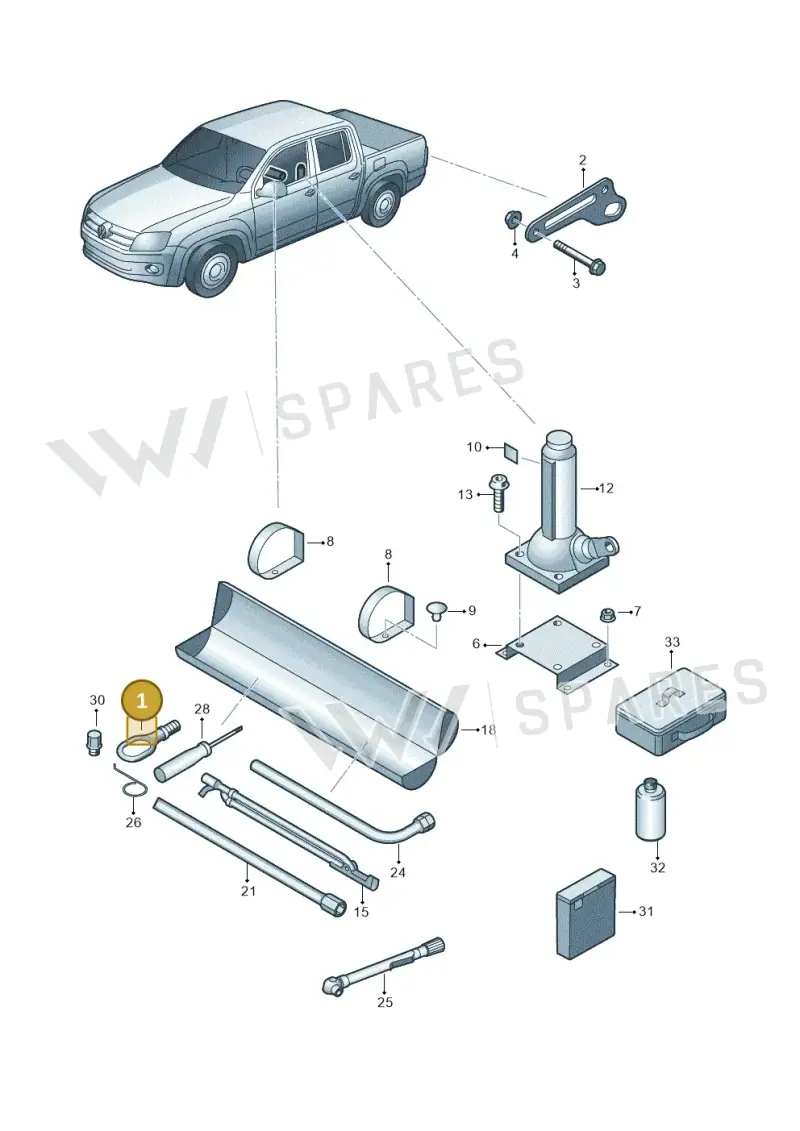 7L0805783A — Volkswagen Amarok twin cab (2022-) diagram 894012000, position 1