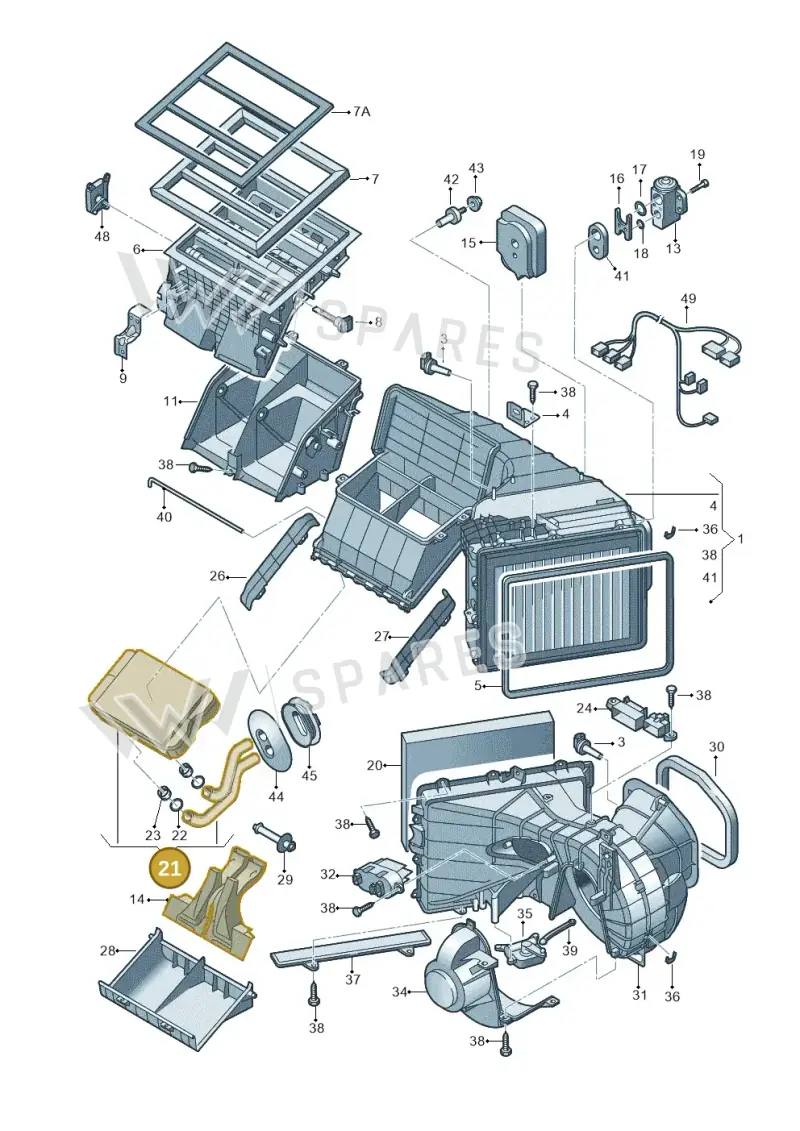 7L0819031 — Volkswagen Touareg                08> (2007-) diagram 274820200, position 21
