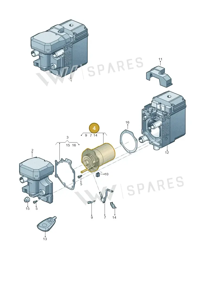 7L0819571 — Volkswagen Transp. caravelle (2011-2015) diagram 679819550, position 4