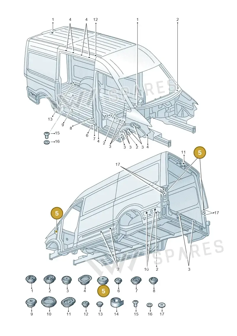 7L0899183A — Volkswagen E-Crafter 35 (2018-2024) diagram 806803360, position 5