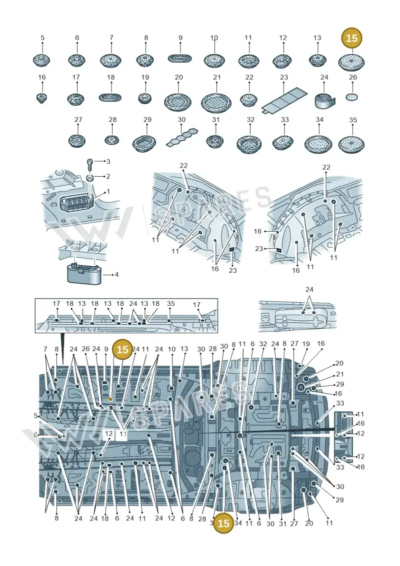 7L0899191 — Audi RS Q8 (2019-2025) diagram 429803035, position 15