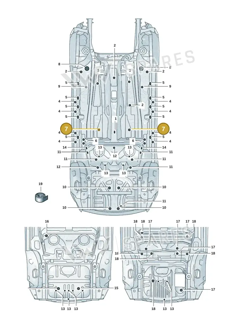 7L0899191 — SEAT CUPRA Formentor (2020-) diagram 5fn803036, position 7