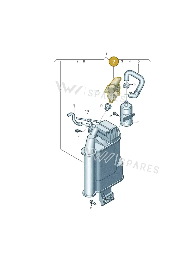 7L0906243A — Volkswagen Golf 2.0 (2016-2020) diagram 827201087, position 2