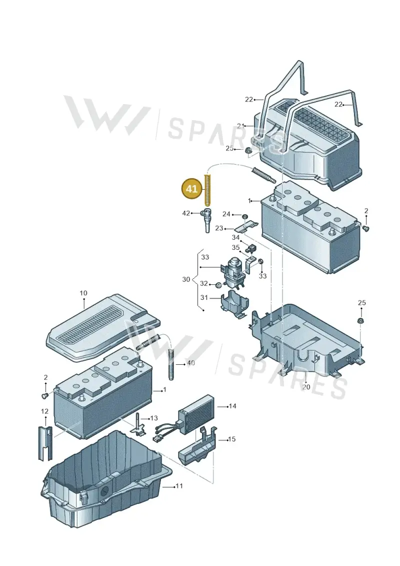 7L0915531A — Volkswagen Touareg                08> (2007-) diagram 274915000, position 41