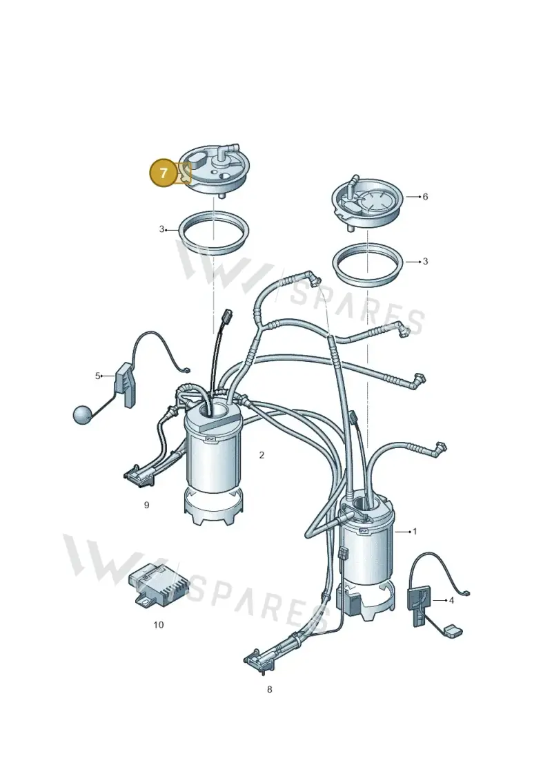 7L0919679A — Volkswagen Touareg                08> (2007-) diagram 478919300, position 7