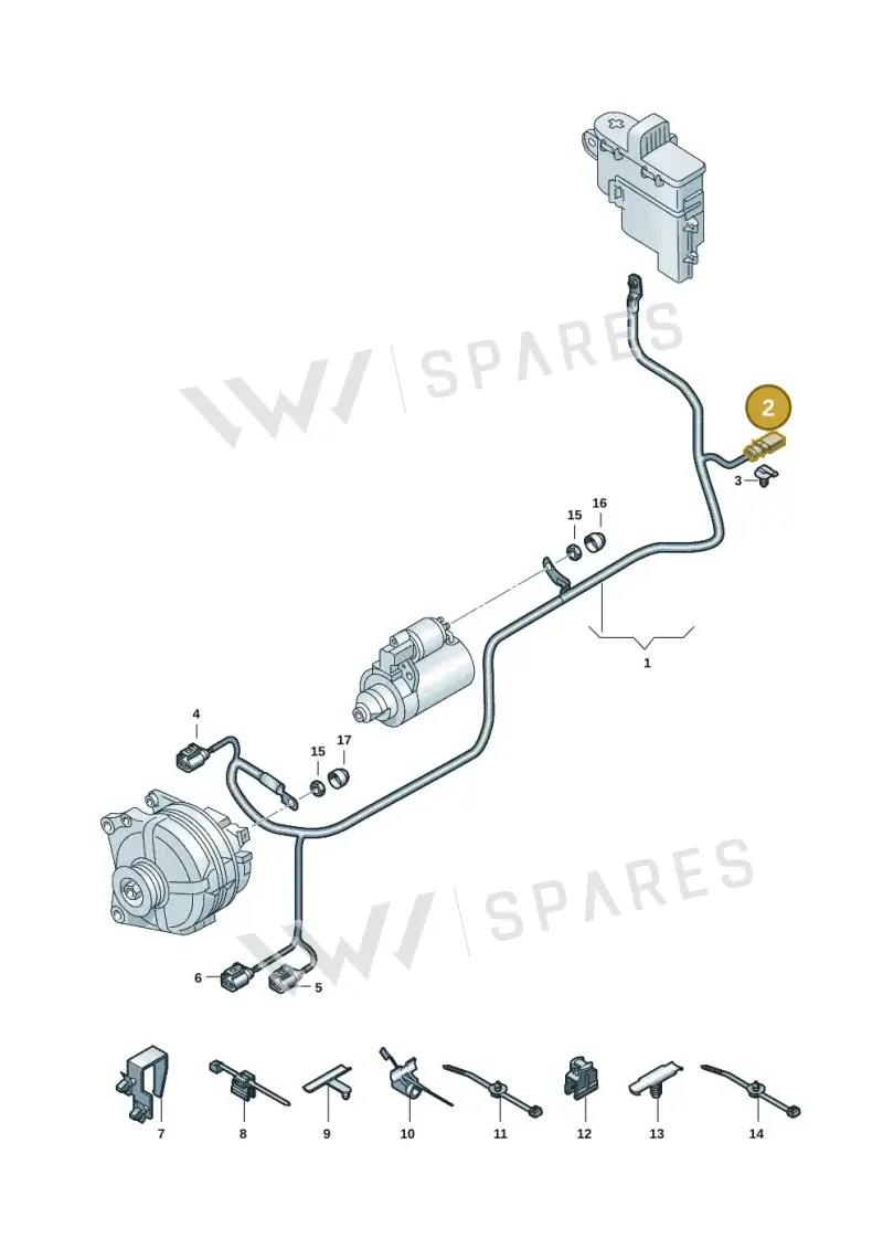 7L0973812 — Volkswagen Multivan (2021-) diagram 7t0971100, position 2