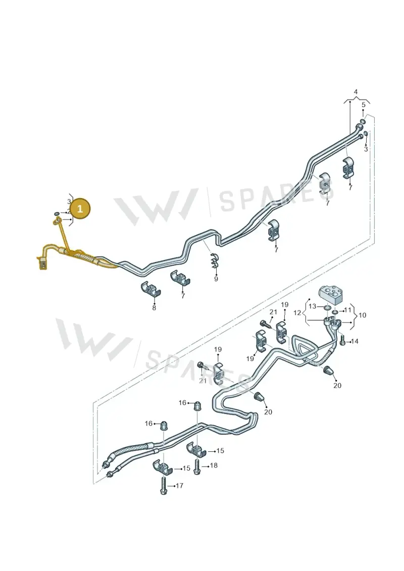 7L2816885 — Volkswagen Transporter Multivan (2019-2024) diagram 861260600, position 1