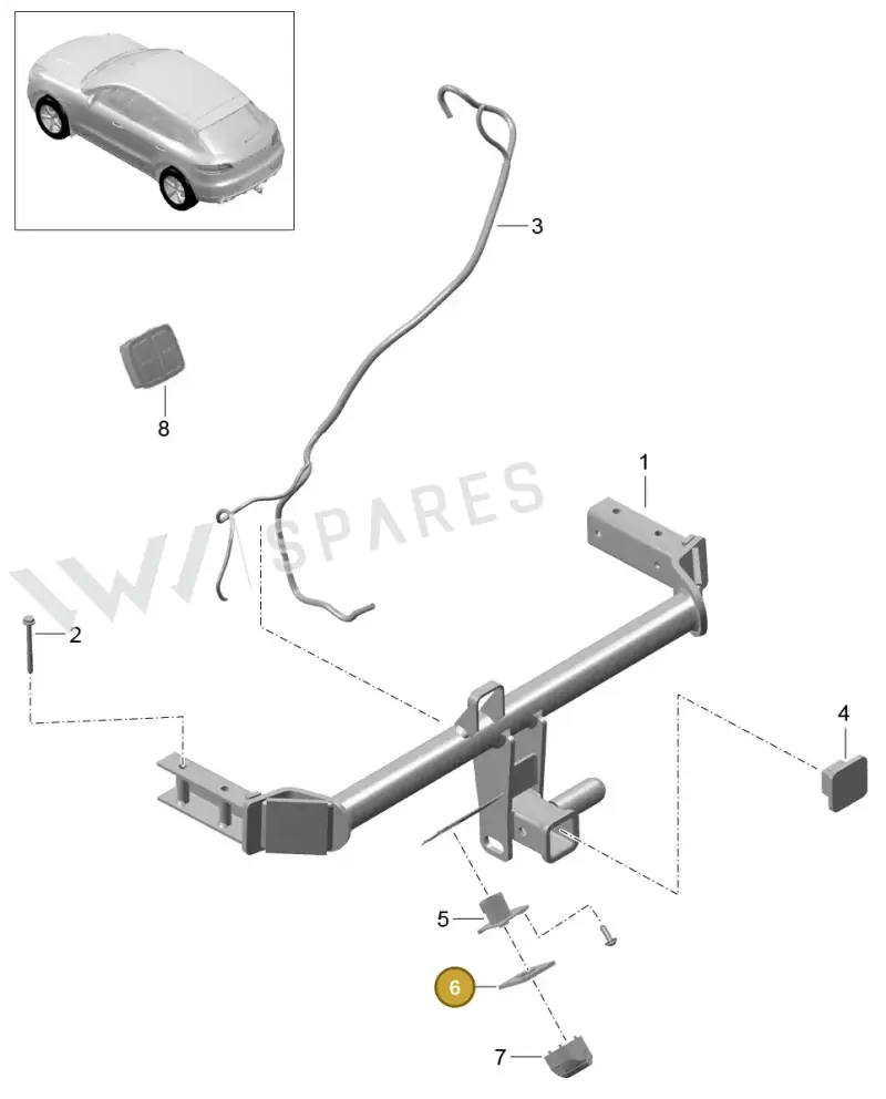 7L5945205 — Porsche Macan (2013-2018) diagram p44002000, position 6