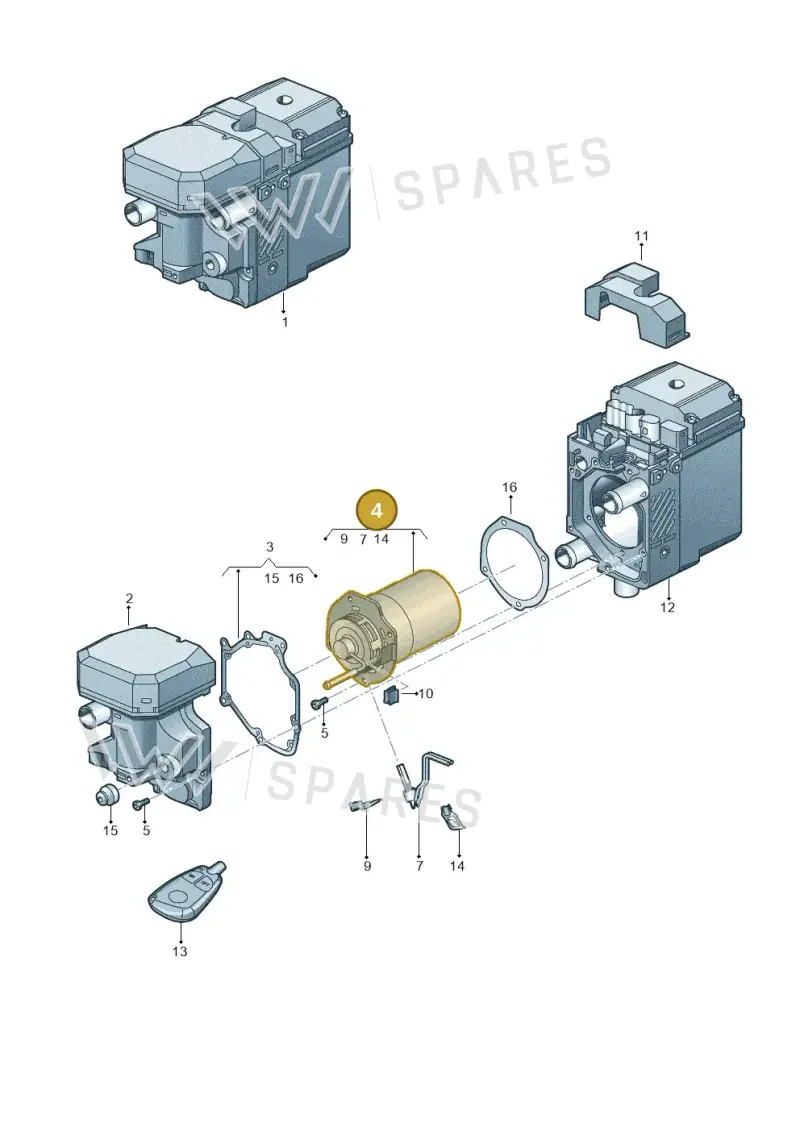 7L6819571 — Volkswagen Transp. caravelle (2011-2015) diagram 679819550, position 4