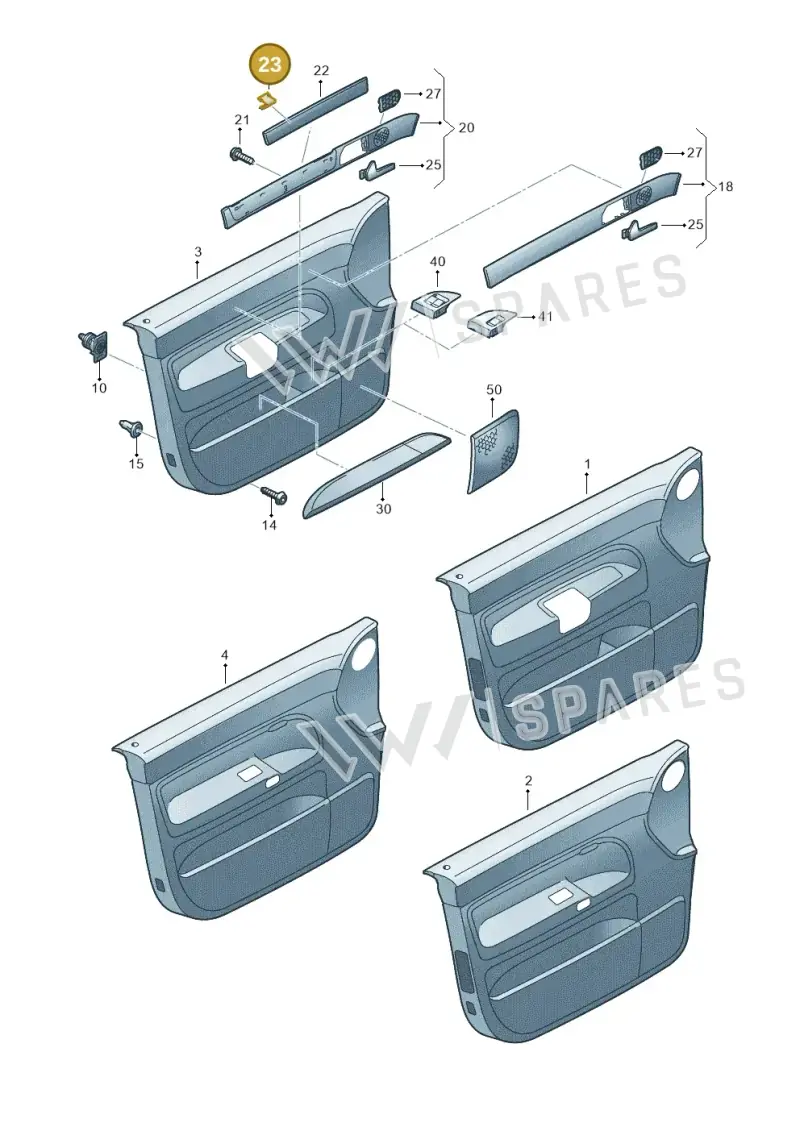 7L6857942 — Volkswagen Touareg                08> (2007-) diagram 274867000, position 23