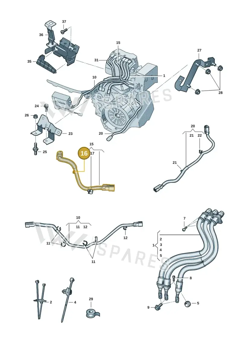 7L6957818 — Volkswagen Passat estate (2023-) diagram 57x970110, position 16