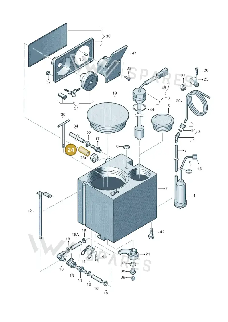 7LA067800 — Volkswagen Caravelle (2019-2024) diagram 452068300, position 24