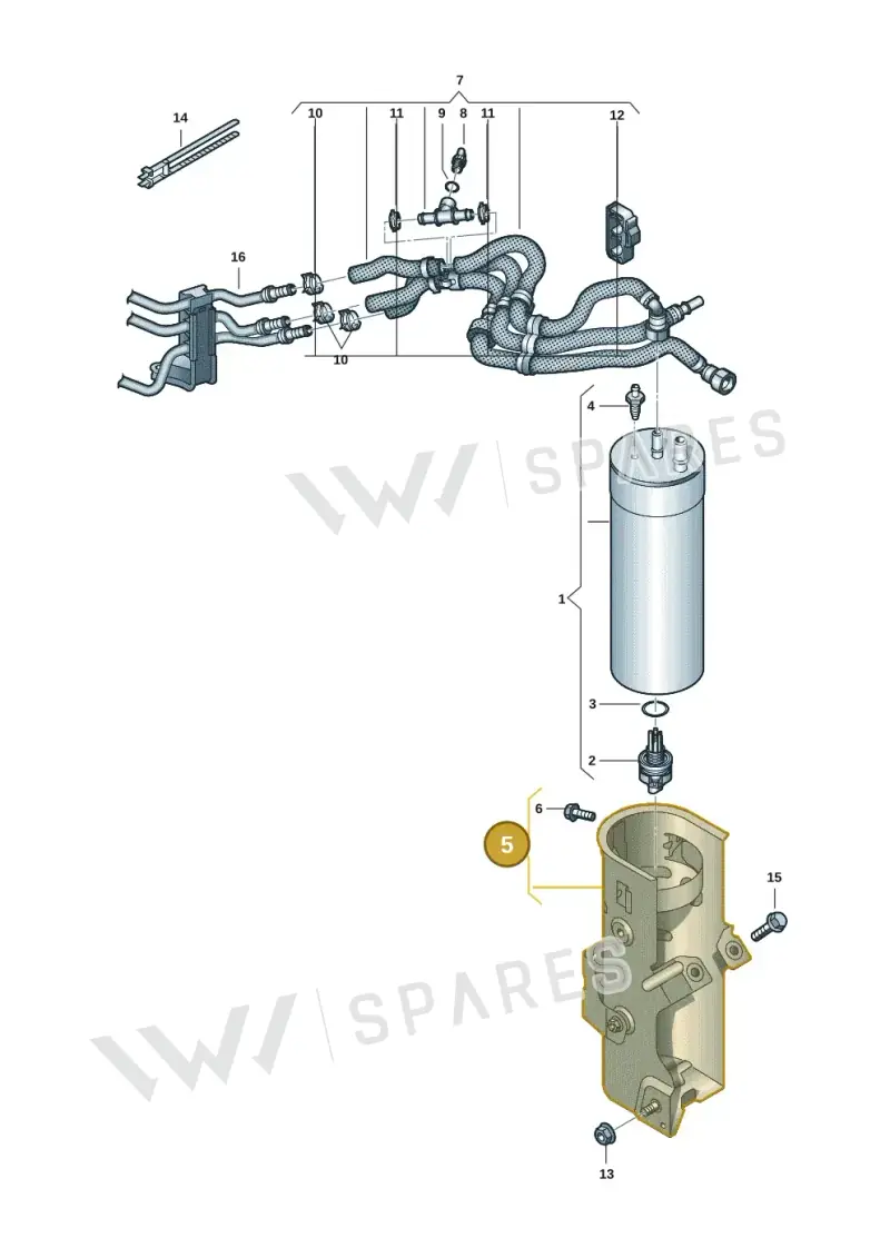 7LA127224 — Volkswagen Transport. multivan (2019-2024) diagram 7fp127000, position 5