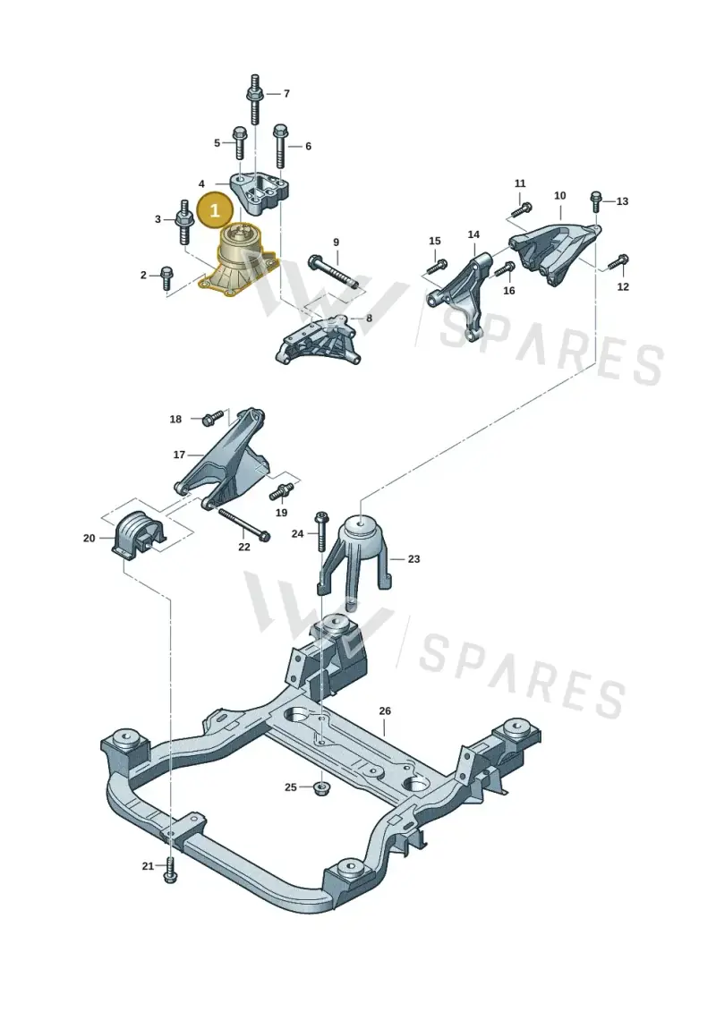 7LA199256 — Volkswagen Transport. multivan (2019-2024) diagram 7ep199000, position 1