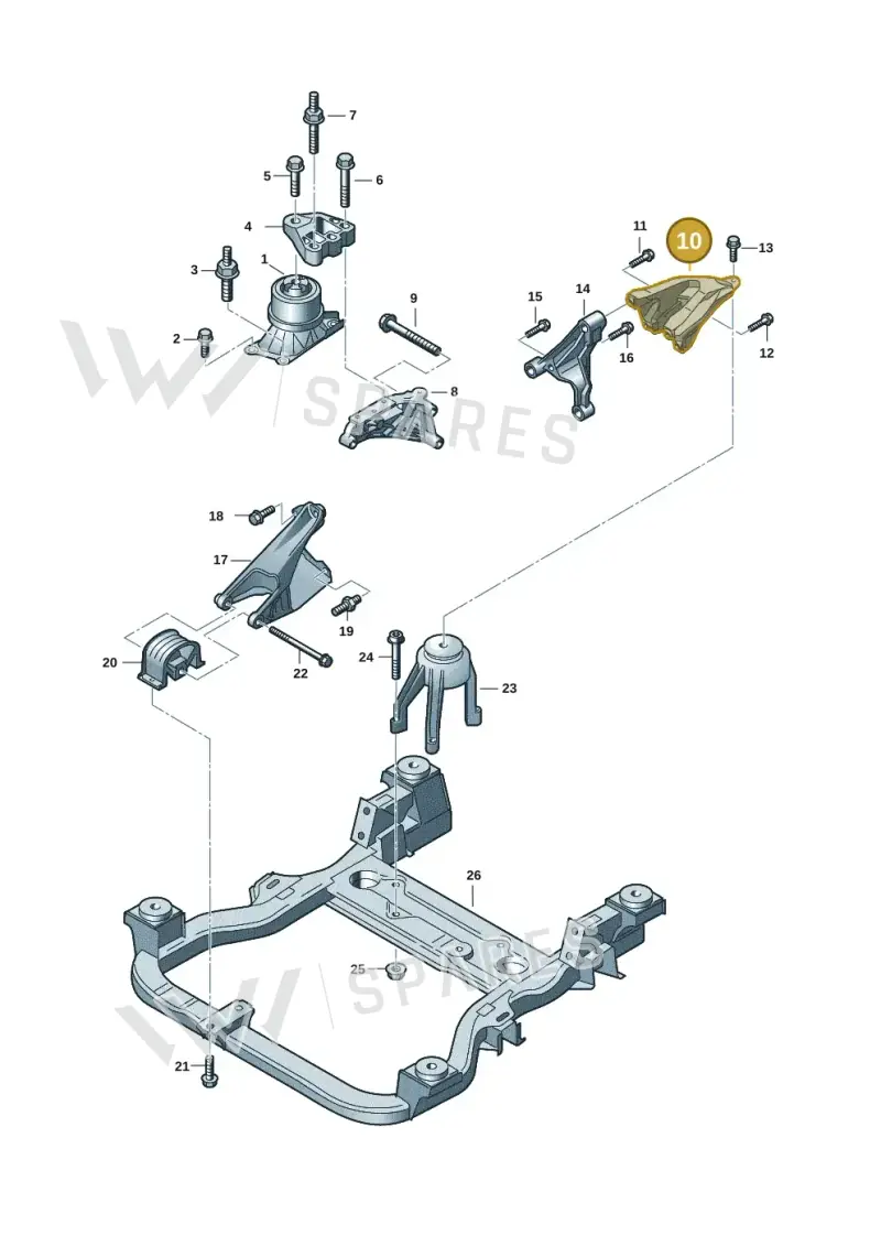 7LA199370 — Volkswagen Transport. multivan (2019-2024) diagram 7ep199000, position 10