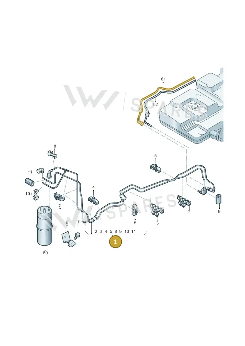 7LA201080D — Volkswagen Transport. multivan (2019-2024) diagram 862201300, position 1