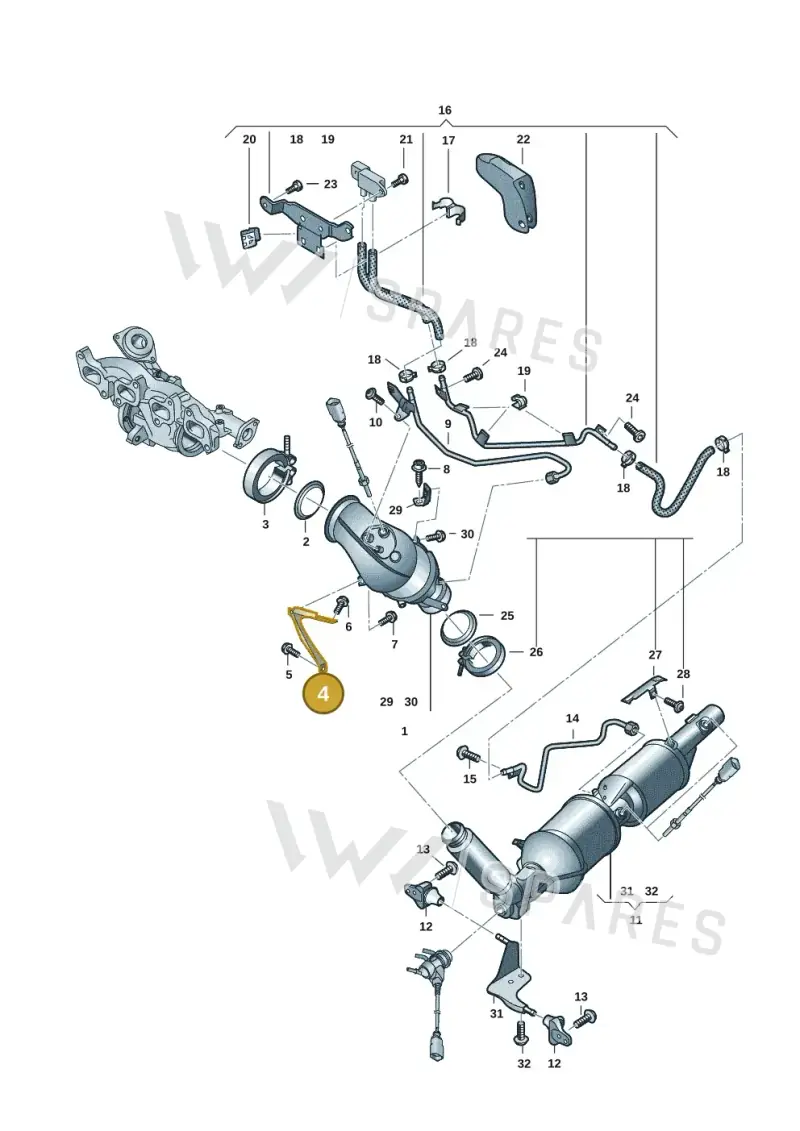 7LA253128L — Volkswagen Transport. multivan (2019-2024) diagram 7em253070, position 4