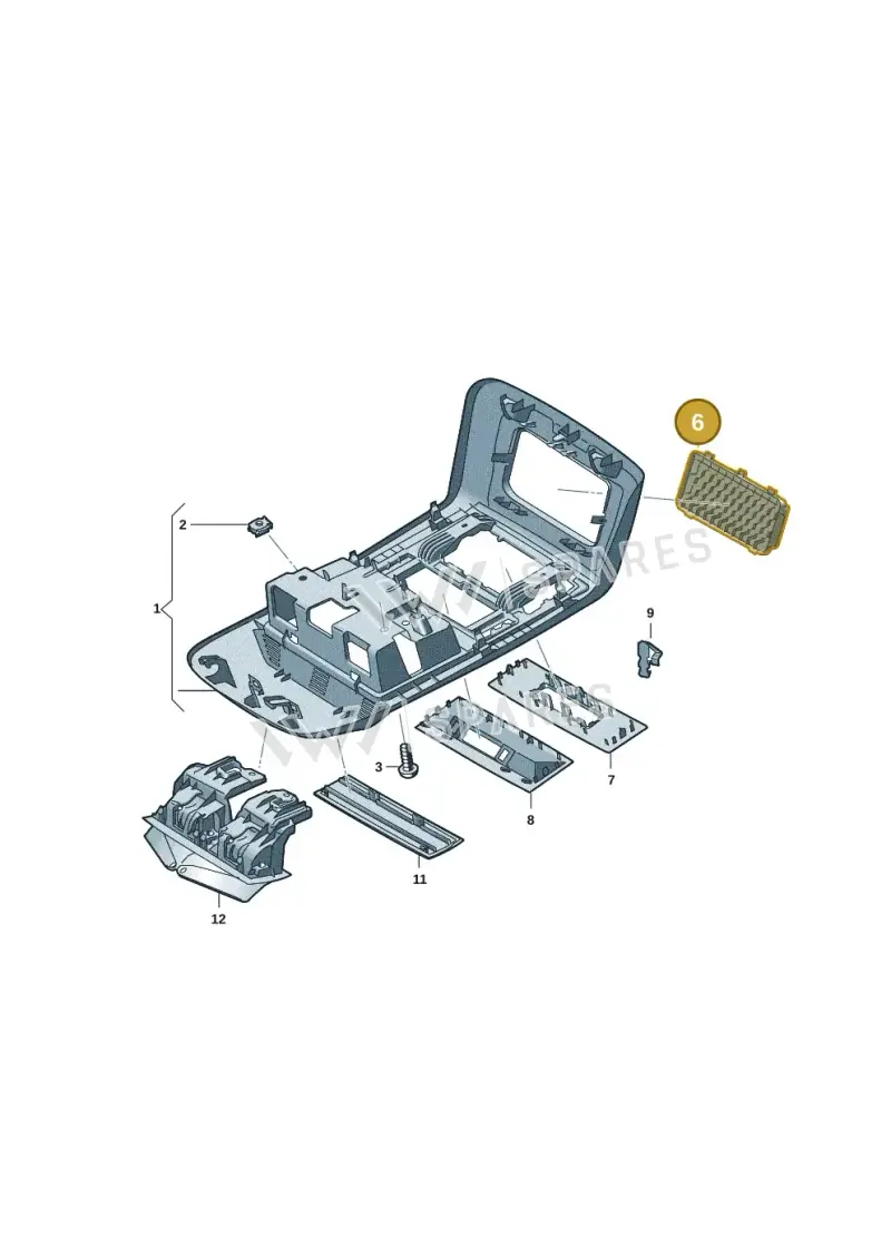 7LA8535612EN — Volkswagen Caravelle (2019-2024) diagram 7ep867050, position 6