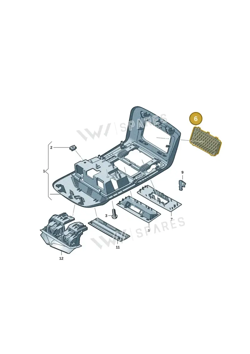 7LA8623782EN — Volkswagen Caravelle (2019-2024) diagram 7ep867050, position 6