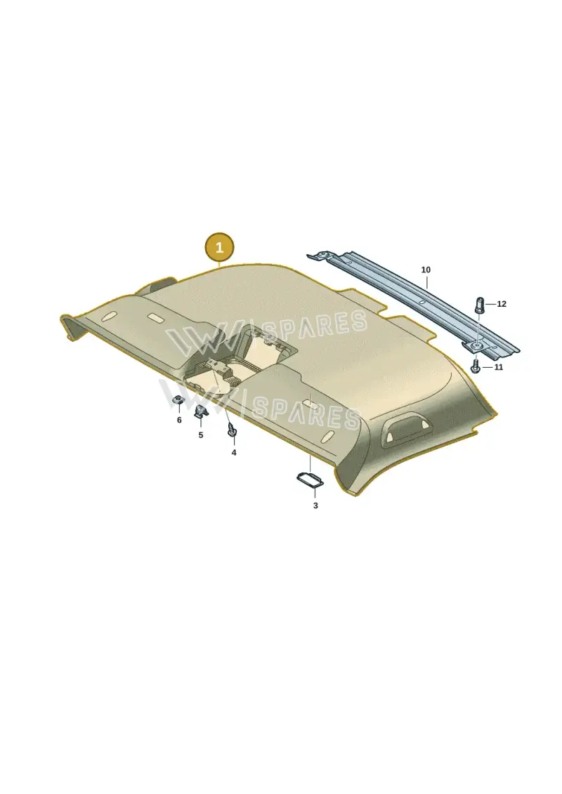7LA867501F6K8 — Volkswagen Transporter Multivan (2019-2024) diagram 7em867055, position 1