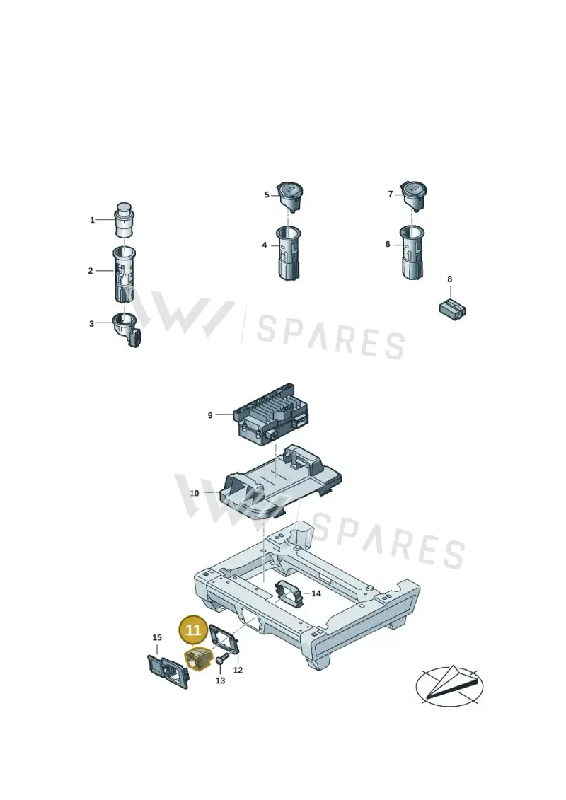 7LA919309C — Volkswagen ID.Buzz (2022-) diagram 15a919020, position 11