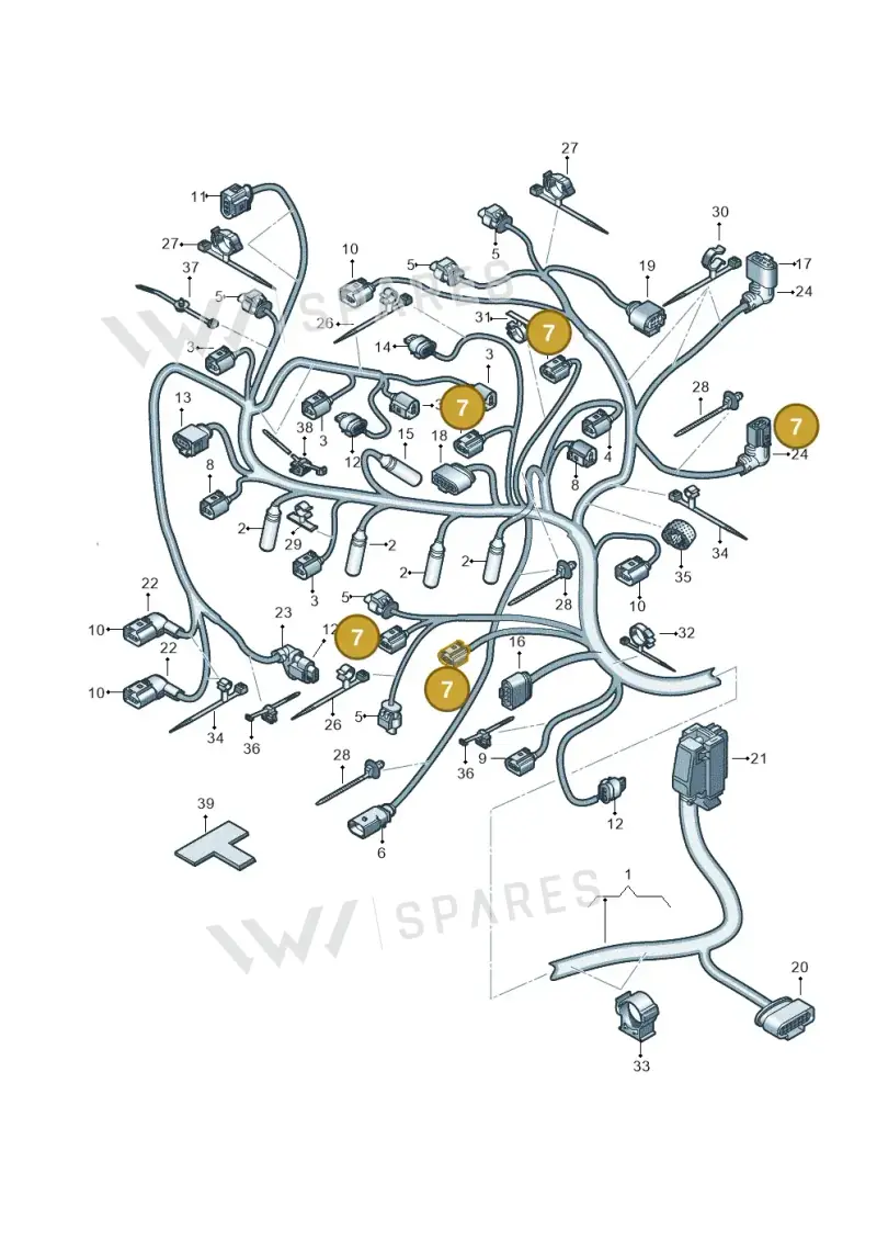 7LA973702 — Volkswagen MAN TGE 55 (2016-2021) diagram 806971010, position 7