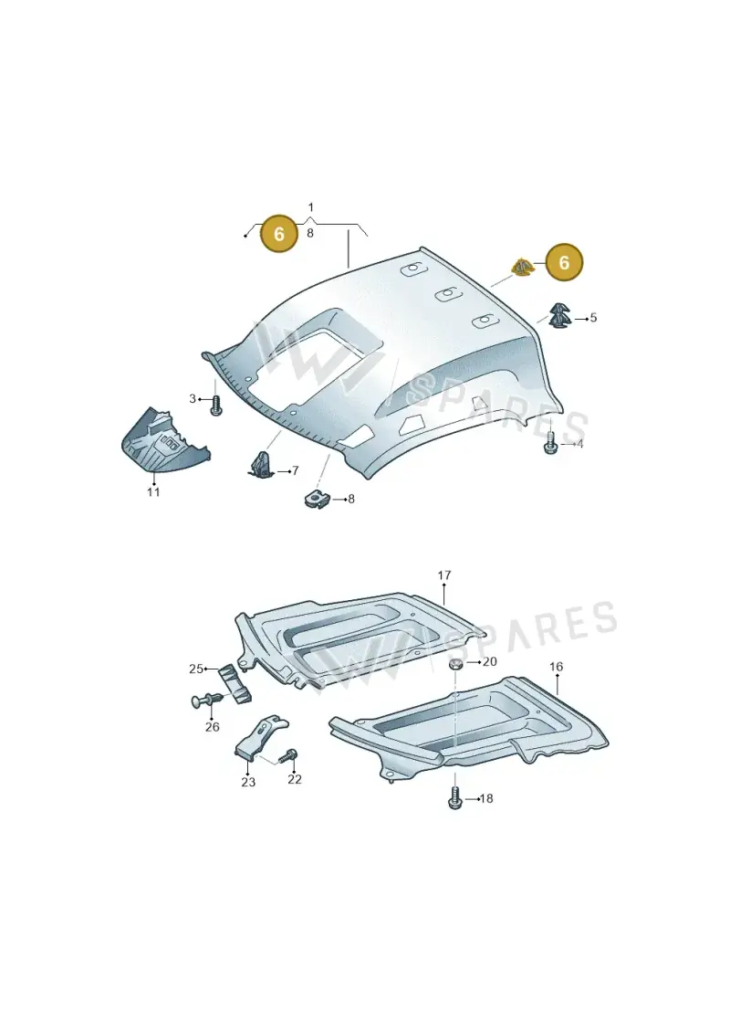 7M0868563 — Volkswagen E-Crafter 35 (2018-2024) diagram 599867055, position 6