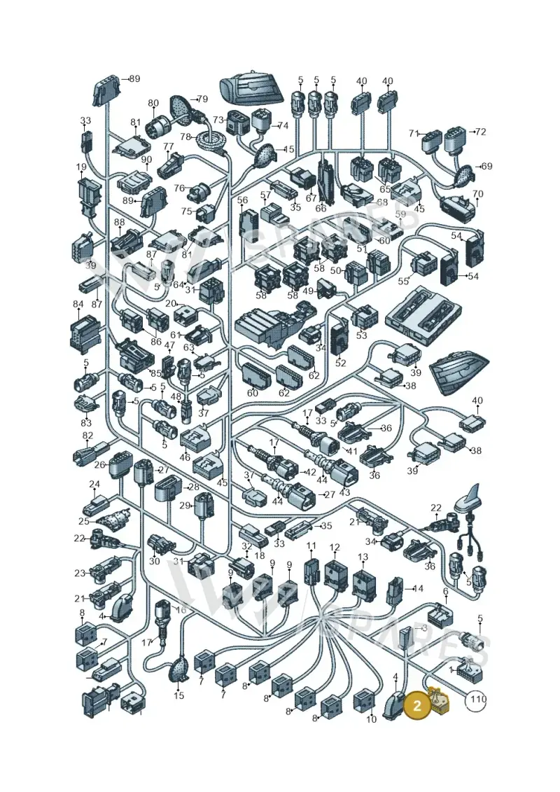 7M3972726A — Audi A4 Av. Allroad (2008-2016) diagram 636971830, position 2