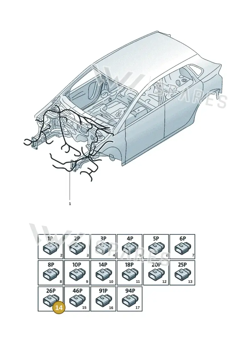 7M3972726B — Volkswagen Golf 1.6 (2015-2019) diagram 867971088, position 14