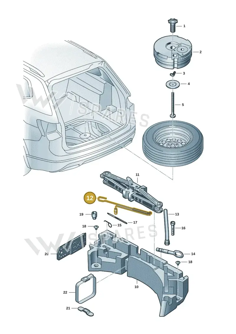 7N0011221 — Volkswagen Atlas Cross Sport (2023-) diagram 3cm012000, position 12