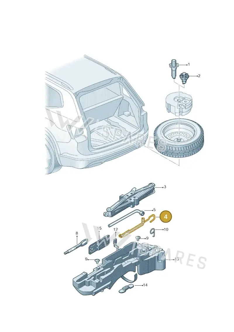 7N0011221 — Volkswagen B-Main SUV (2022-) diagram 809012000, position 4