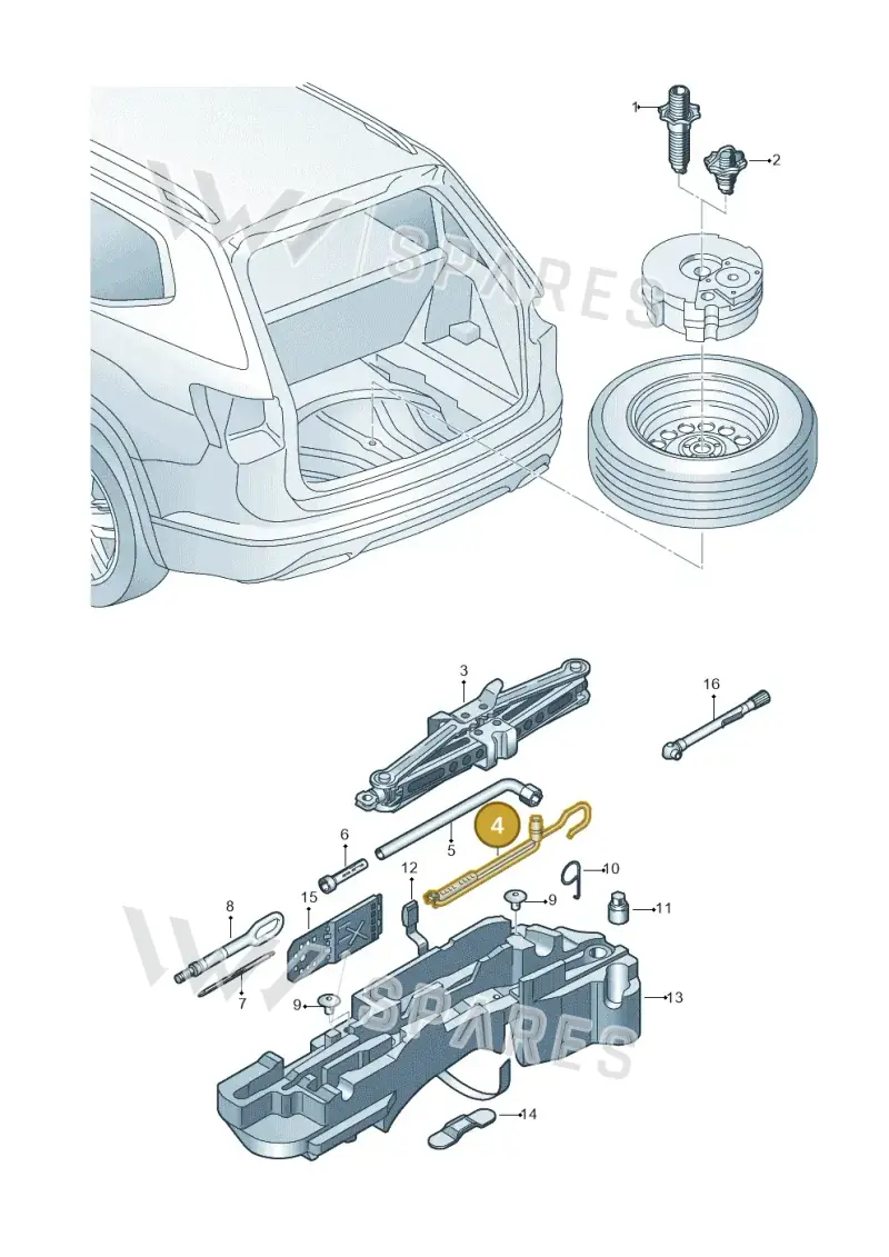 7N0011221 — Volkswagen Atlas (2023-2024) diagram 829012000, position 4