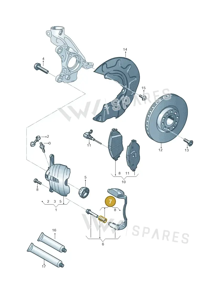 7N0698647B — Volkswagen Caddy Maxi Kombi (2020-2024) diagram 745615250, position 7