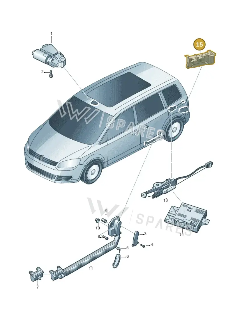 7N0959107G — Volkswagen Sharan (2015-2022) diagram 689959000, position 15