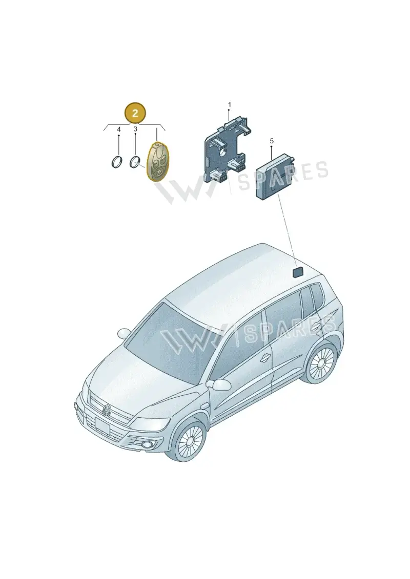 7N0963511 — Volkswagen Tiguan 4Motion (2011-2018) diagram 719963200, position 2
