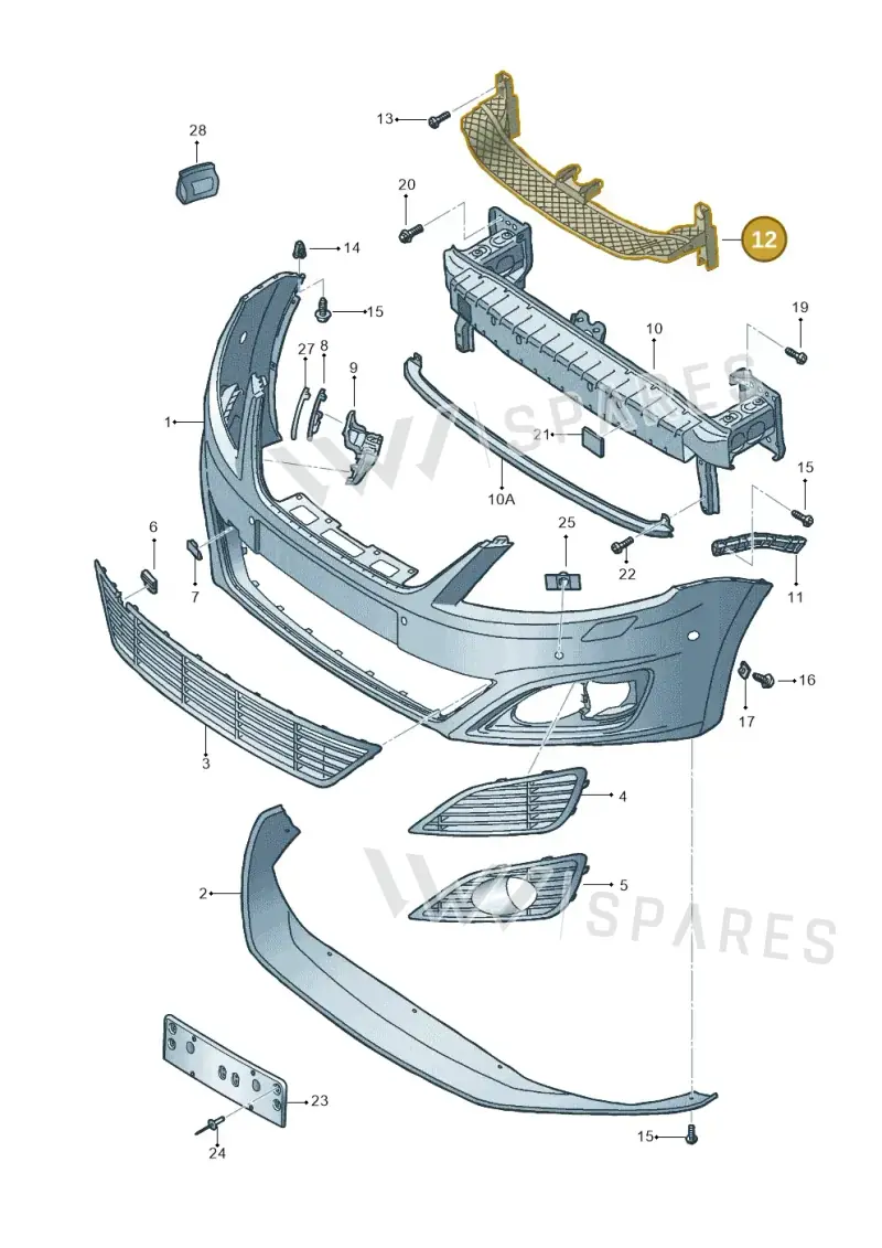7N5807192A — SEAT Alhambra (2015-2022) diagram 705807000, position 12