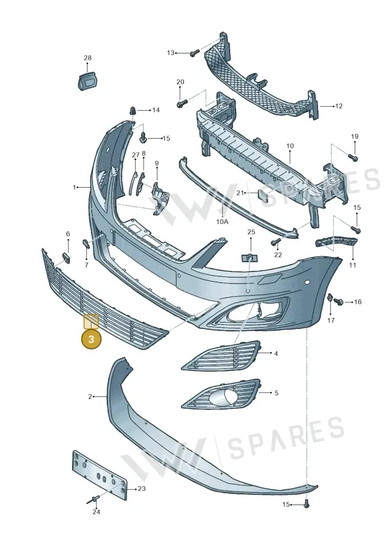 7N58536779B9 — SEAT Alhambra (2015-2022) diagram 705807000, position 3