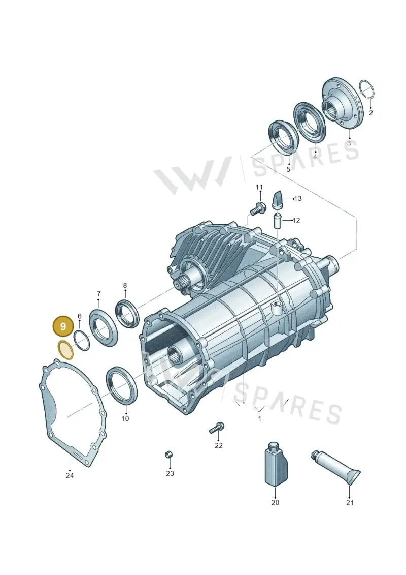 7P0521200A — Volkswagen Amarok twin cab (2022-) diagram 683341150, position 9