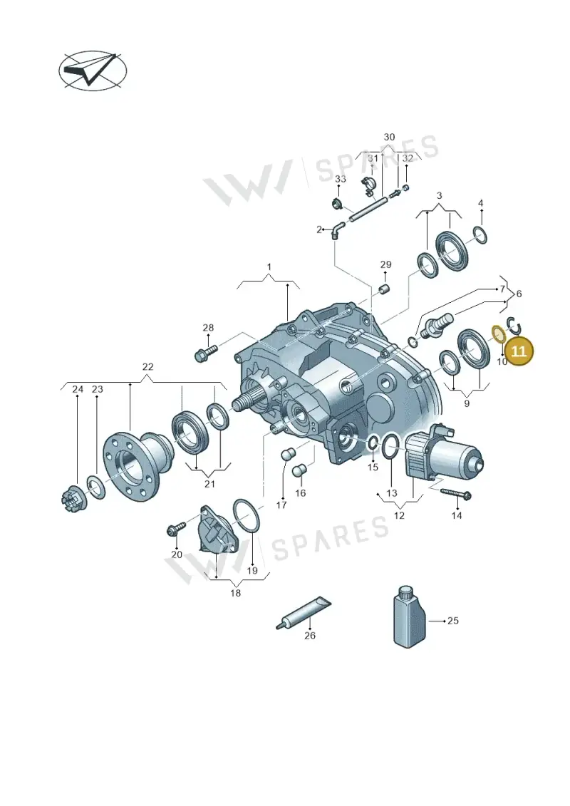 7P0521200A — Volkswagen Amarok twin cab (2022-) diagram 683341200, position 11