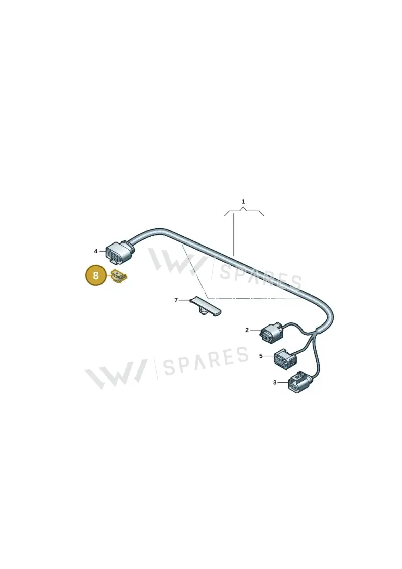 7P0971830 — Volkswagen Multivan (2021-) diagram 7t0971300, position 8