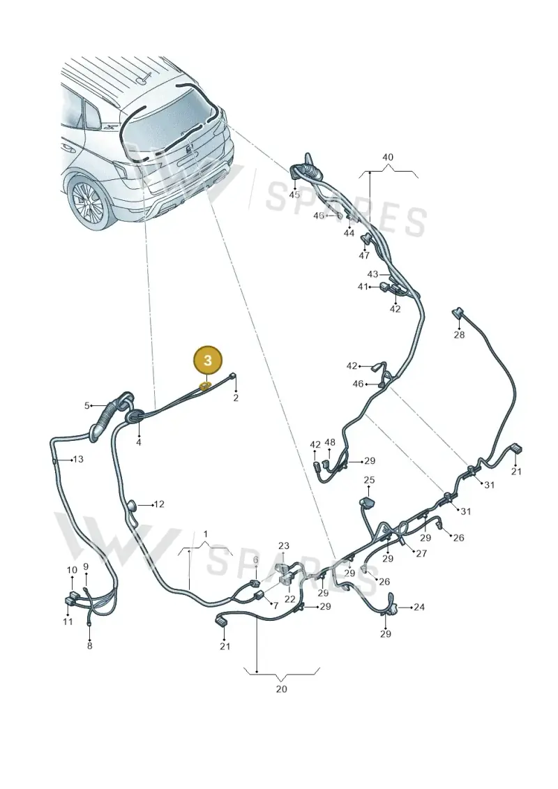 7P0972725B — SEAT Arona (2017-) diagram 471972800, position 3