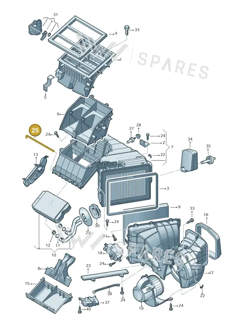 7P1820117 — Volkswagen Amarok twin cab (2022-) diagram 683819000, position 25