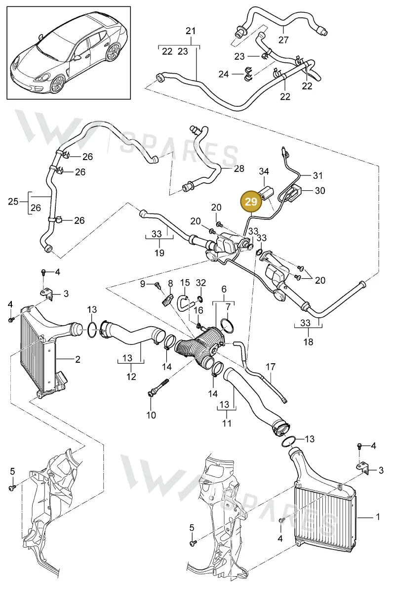 7P5129456E — Porsche Panamera (2009-2016) diagram p35107062, position 29