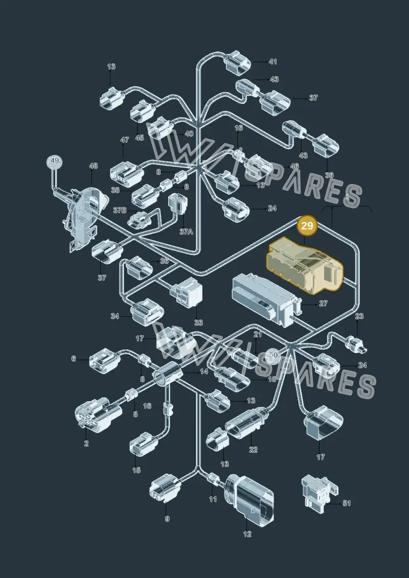7P6906971 — Volkswagen Jetta (2010-2014) diagram 692971810, position 29
